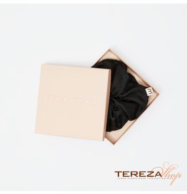 SILK VOLUME SCRUNCHIE BLACK MON MOU | Tereza Shop