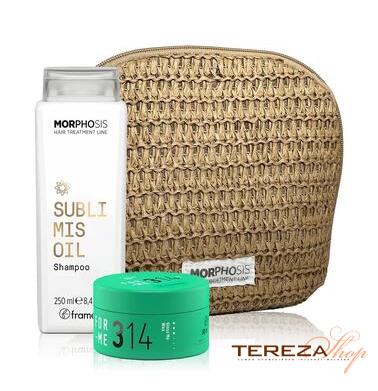 KIT Morphosis Sublimis Oil Shampoo - 314 Gloss Me Wax FRAMESI | Tereza Shop