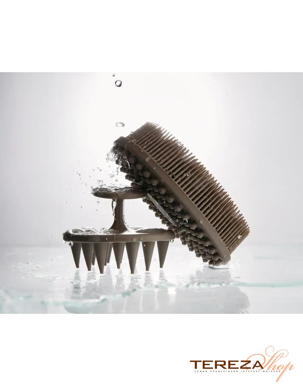 SOFT SCRUB BRUSH TAUPE MON MOU | Tereza Shop