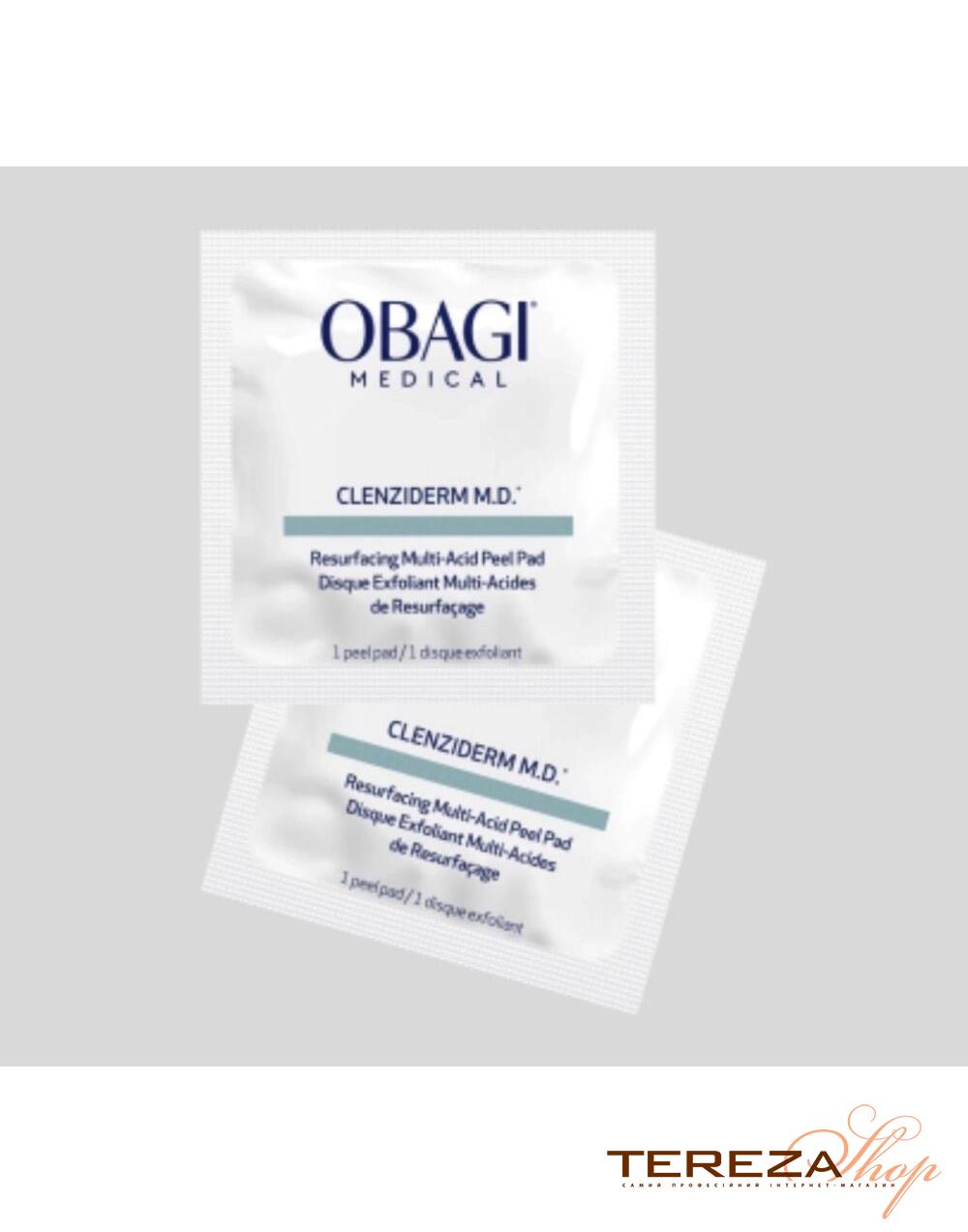 CLENZIderm MD Resurfacing Multi-Acid Peel Pads OBAGI MEDICAL | Tereza Shop