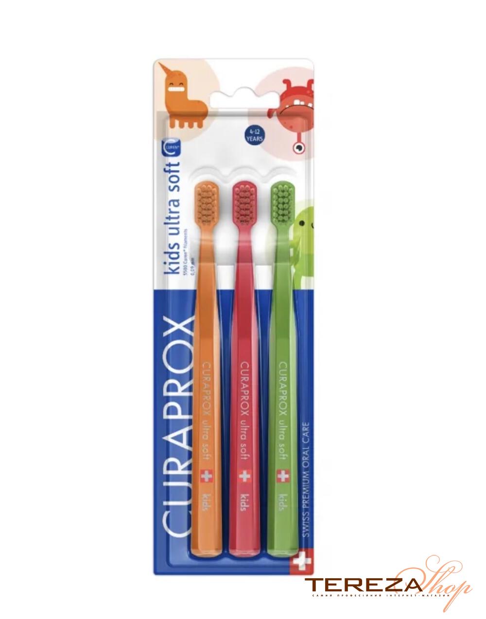 Toothbrush kids trio pack  CURAPROX | Tereza Shop