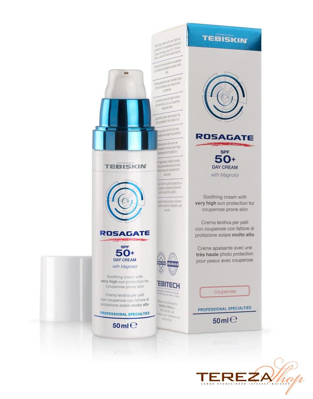 ROSAGATE SPF 50+ DAY CREAM TEBISKIN | Tereza Shop