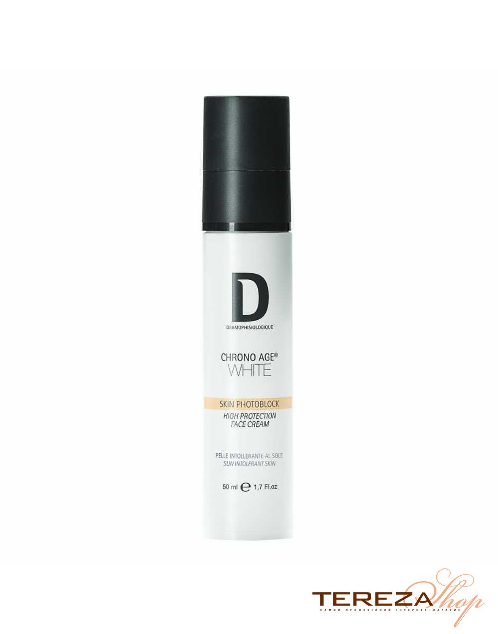 CHRONO AGE WHITE SKIN PHOTOBLOCK SPF 30 DERMOPHISIOLOGIQUE CHRONO AGE WHITE SKIN PHOTOBLOCK SPF 30 DERMOPHISIOLOGIQUE | Tereza Shop