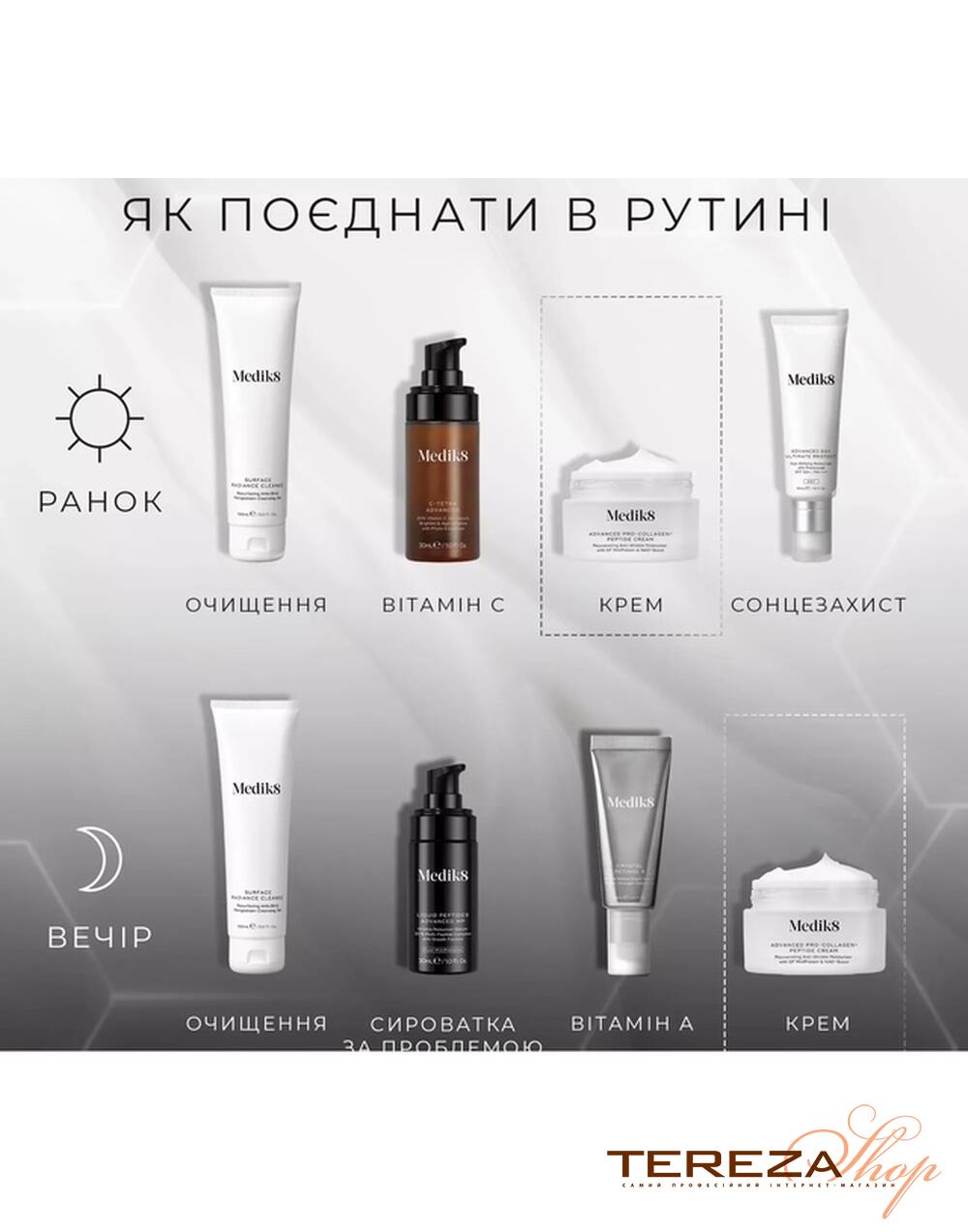 Advanced Pro-Collagen+ Peptide Cream MEDIK8 | Tereza Shop