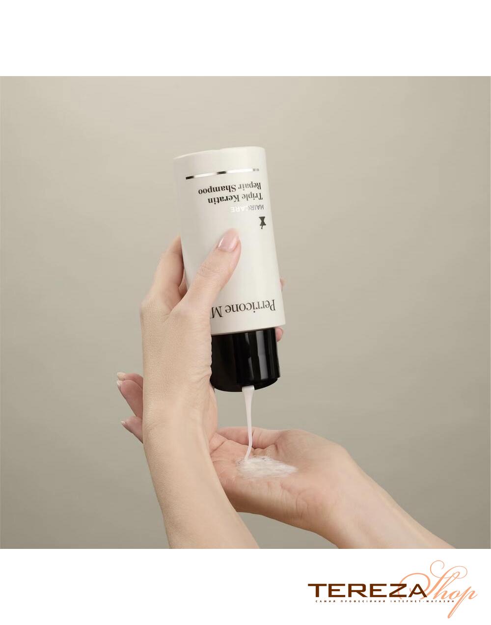 TRIPLE KERATIN REPAIR SHAMPOO PERRICONE MD | Tereza Shop