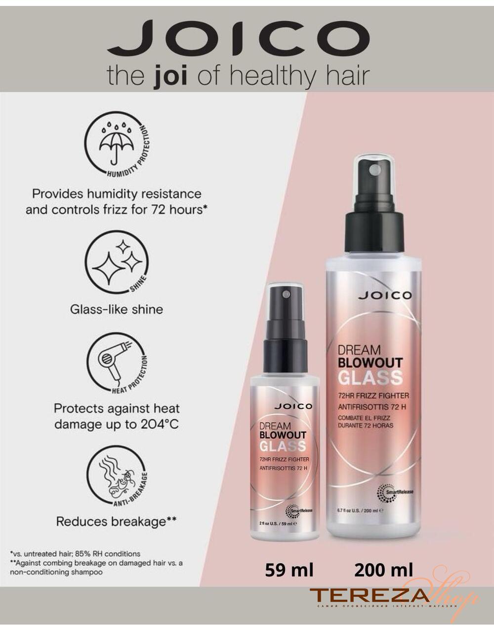 DREAM BLOWOUT GLASS 59ml JOICO | Tereza Shop