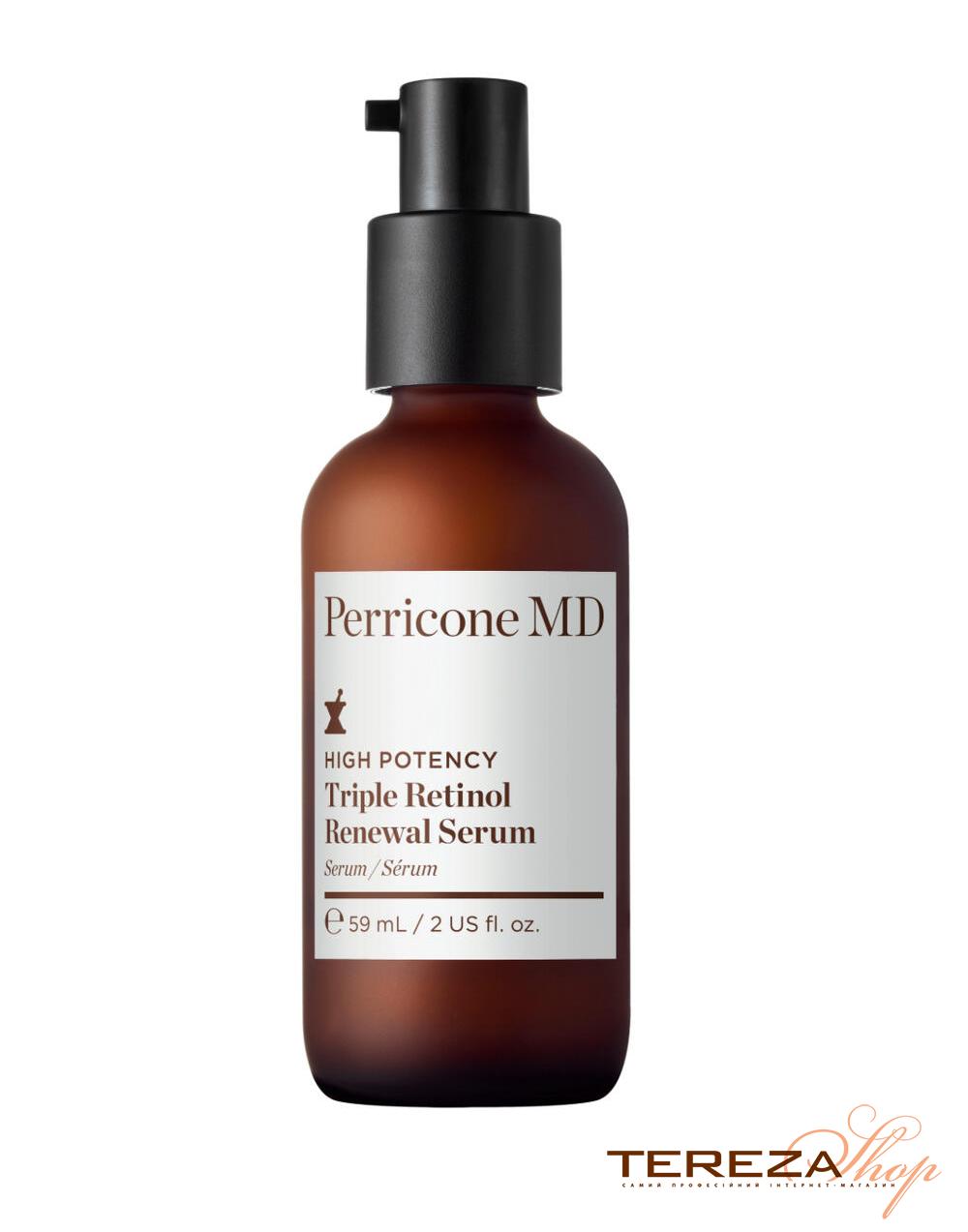 HIGH POTENCY TRIPLE RETINOL RENEWAL SERUM PERRICONE MD | Tereza Shop