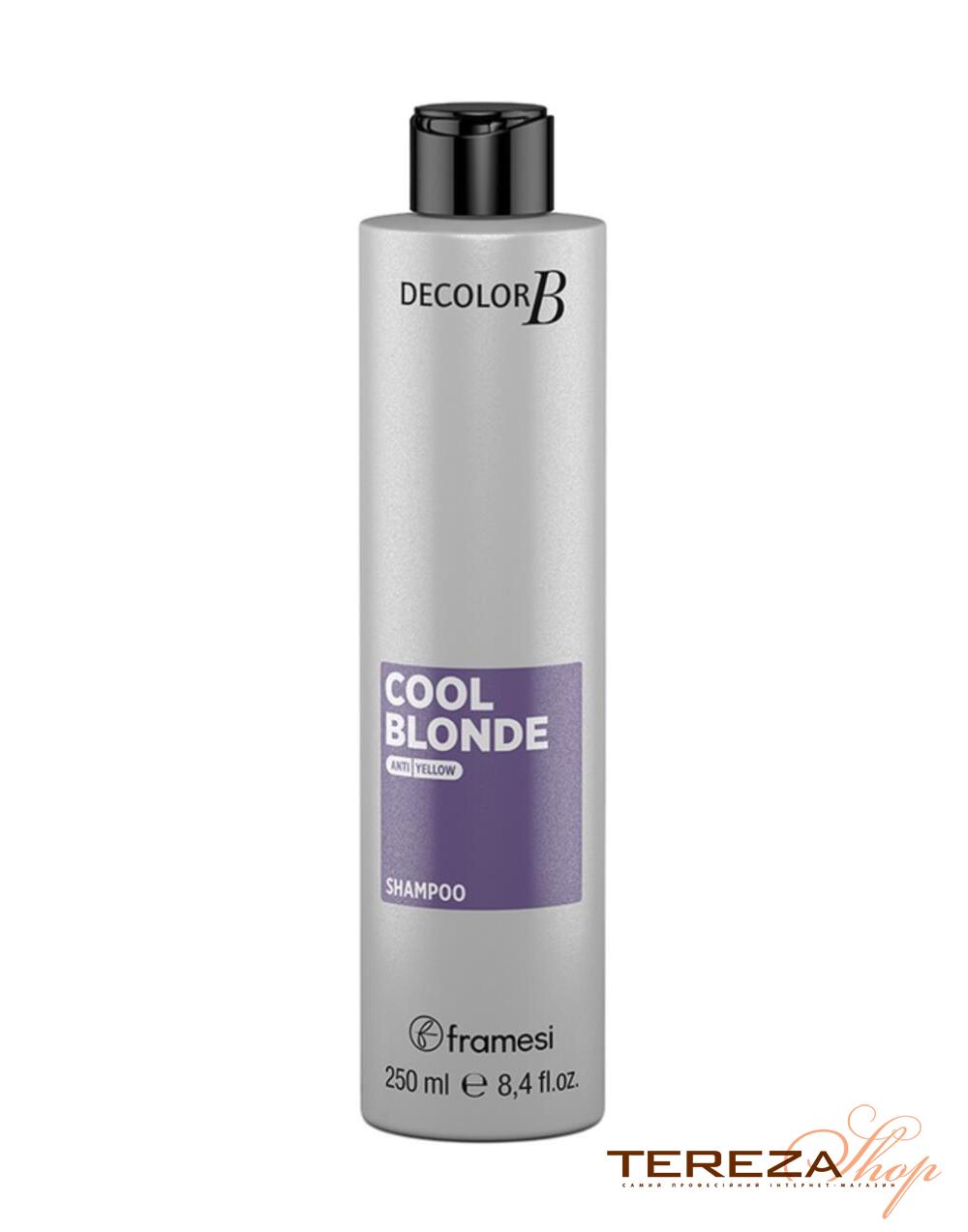 DECOLOR B COOL BLONDE SHAMPOO FRAMESI DECOLOR B COOL BLONDE SHAMPOO FRAMESI | Tereza Shop